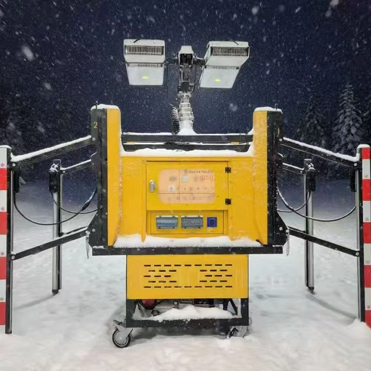 Laifọwọyi ikojọpọ ati Unloading Mobile Lighting Tower